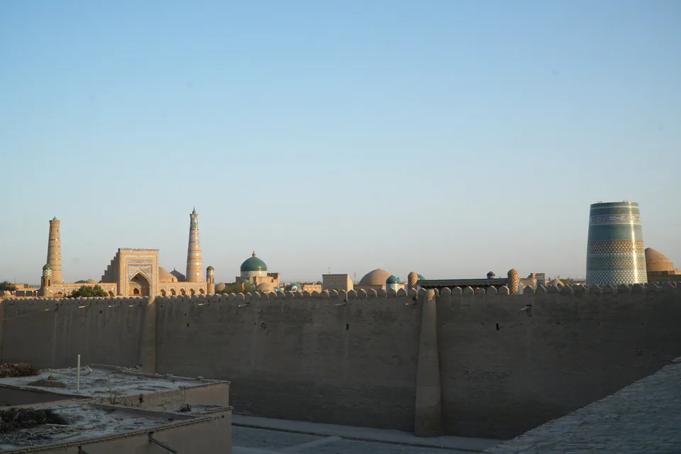 View of Itchan Kala from the city wall