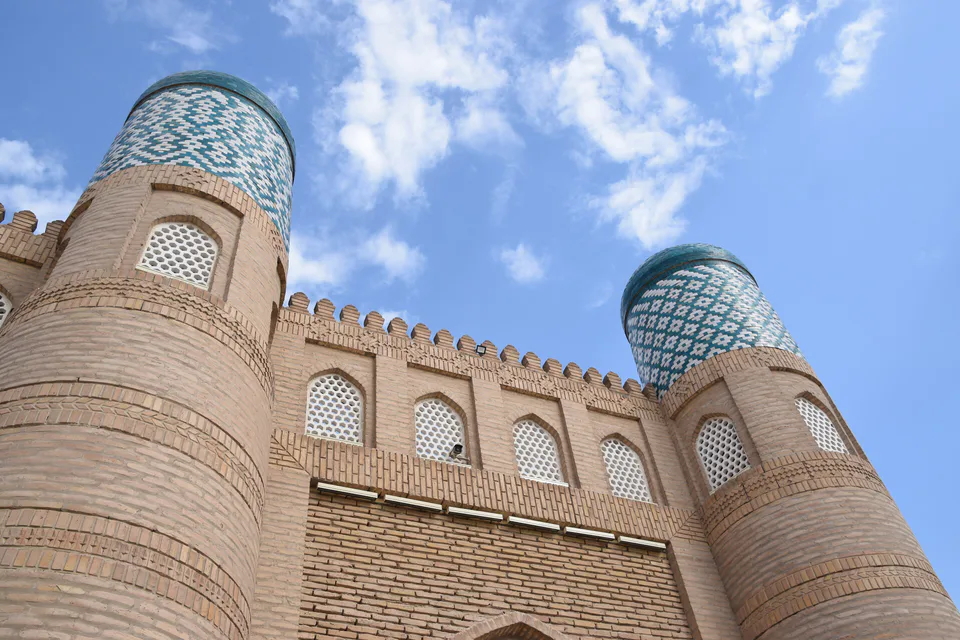 Vue de Khiva en Ouzbékistan.