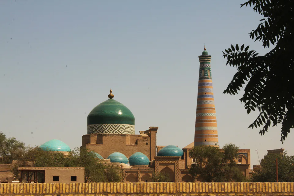 Pahlavan Mahmud mausoleum in Itchan Kala, Khiva, Uzbekistan